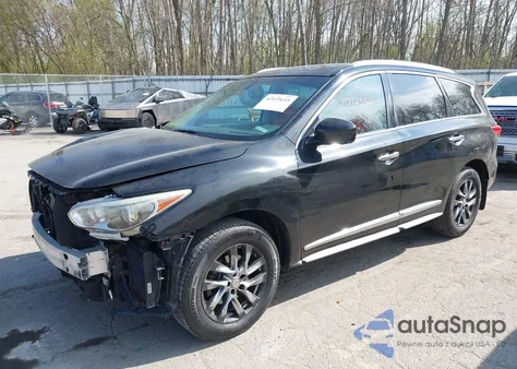 2013 Infiniti Jx35 z USA, uszkodzony, nr VIN 5N1AL0MM6DC311294